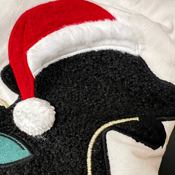 NWT Christmas Flat Coated Retriever Black Lab Dog Christmas Stocking - Picture 2 of 2